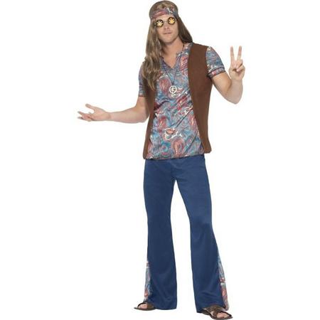 Hippie Kostuum | Hippiepak Ernesto | Man | Small | Carnaval kostuum | Verkleedkleding
